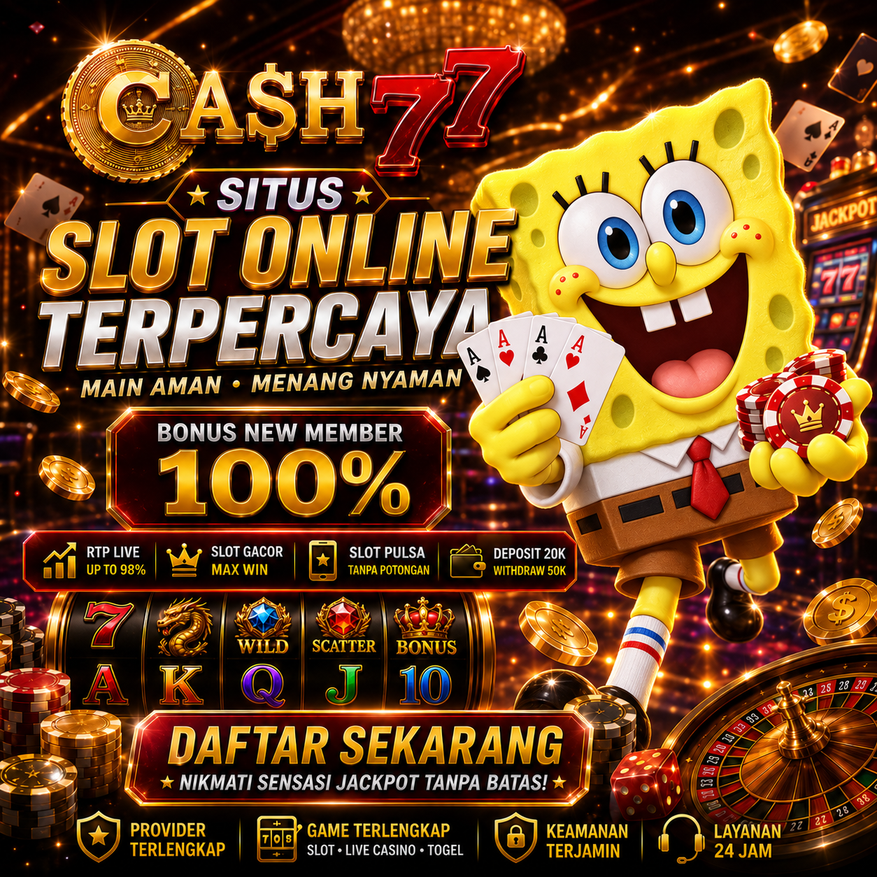 CASH77: Situs Game Online Resmi & Terpercaya No 1 Indonesia